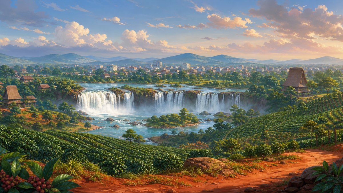 Buon Ma Thuot scenery in game