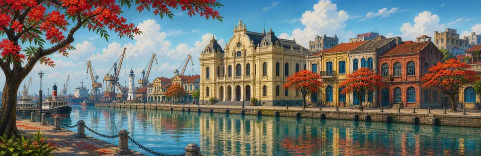 Hai Phong scenery in game