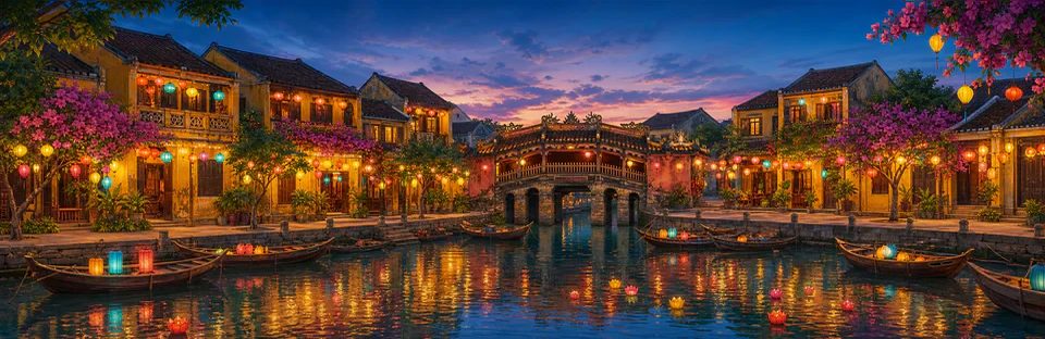 Hoi An scenery in game