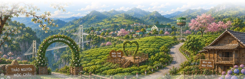 Moc Chau scenery in game