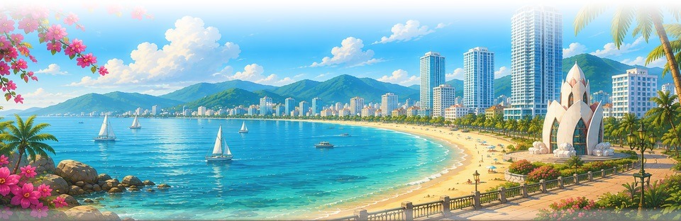 Nha Trang scenery in game