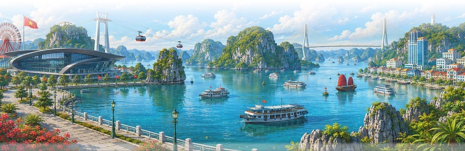 Ha Long scenery in game