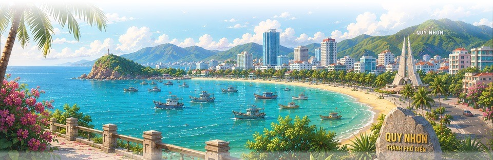 Quy Nhon scenery in game